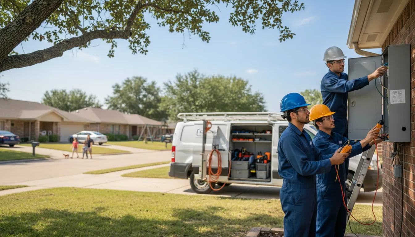 Certified electrician providing emergency electrical services in Saltillo, MS